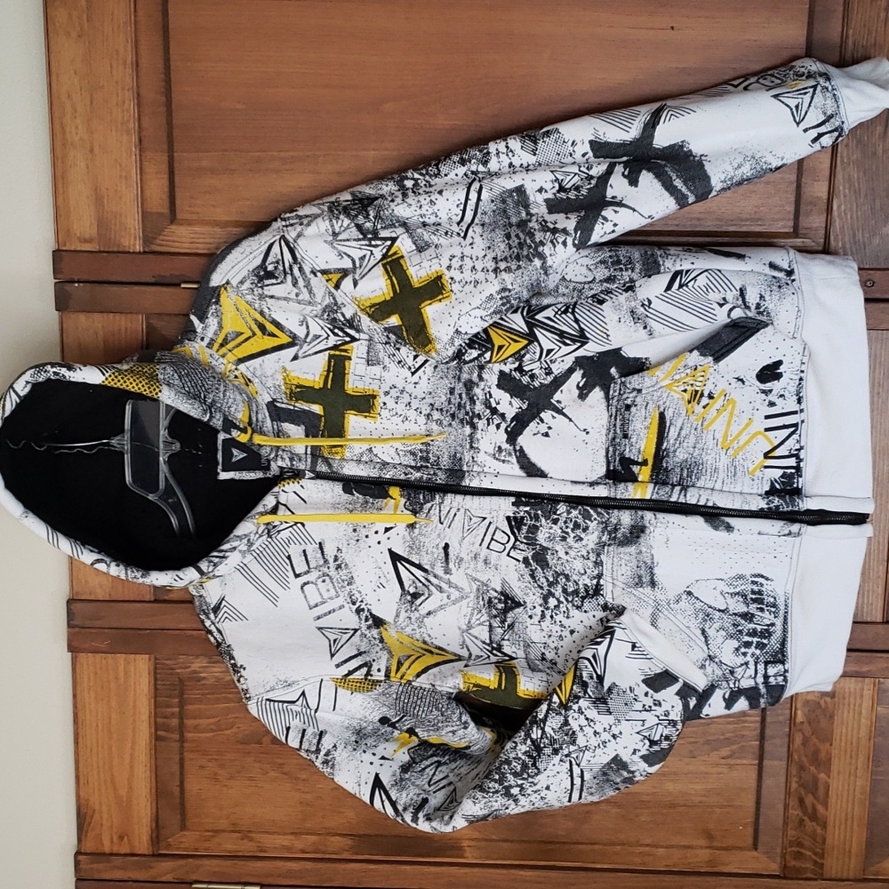 Univibe Sherpa Lined Hooded Jacket Coat Sz M